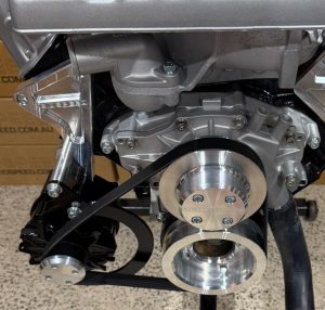 HOLDEN V8 WATER PUMP AND ALTERNATOR TO SUIT LOW MOUNT BRACKETS SERPENTINE BELT SYSTEM #RS7 - Image 2